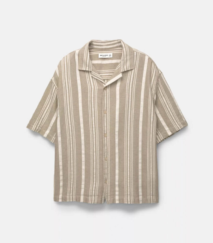 Striped short sleeve shirt