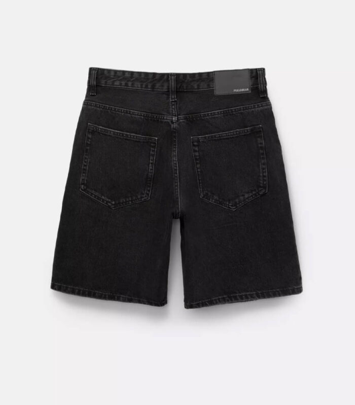 Standard denim Bermuda shorts